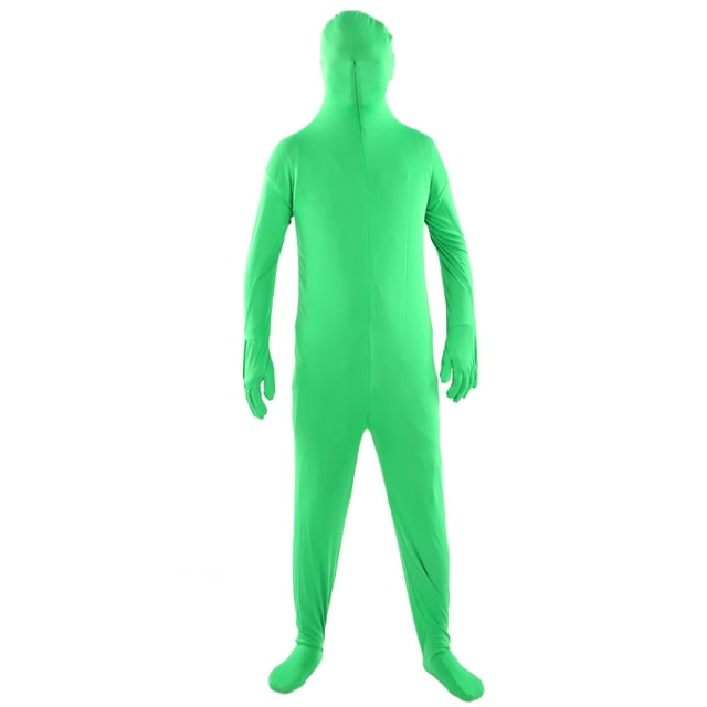 Body elástico unisex para fotografía, color verde, con efecto croma, para adultos, para hombre que desaparece para filmar, 180 cm