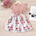 thumbnail image 2 of EnJoCho Girls Birthday Skirt toddlers and Baby Girls' Sleeveless Dress Set Floral Dress Summer Sundress for Girl Cute Little Girl Fashion Party Dress, 2 of 5