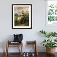 thumbnail image 3 of Art.com The Shepherdess, 1866 Giclee Print by Johann Baptist Hofner, Brown Frame Wall Art, 32" x 40", 3 of 5