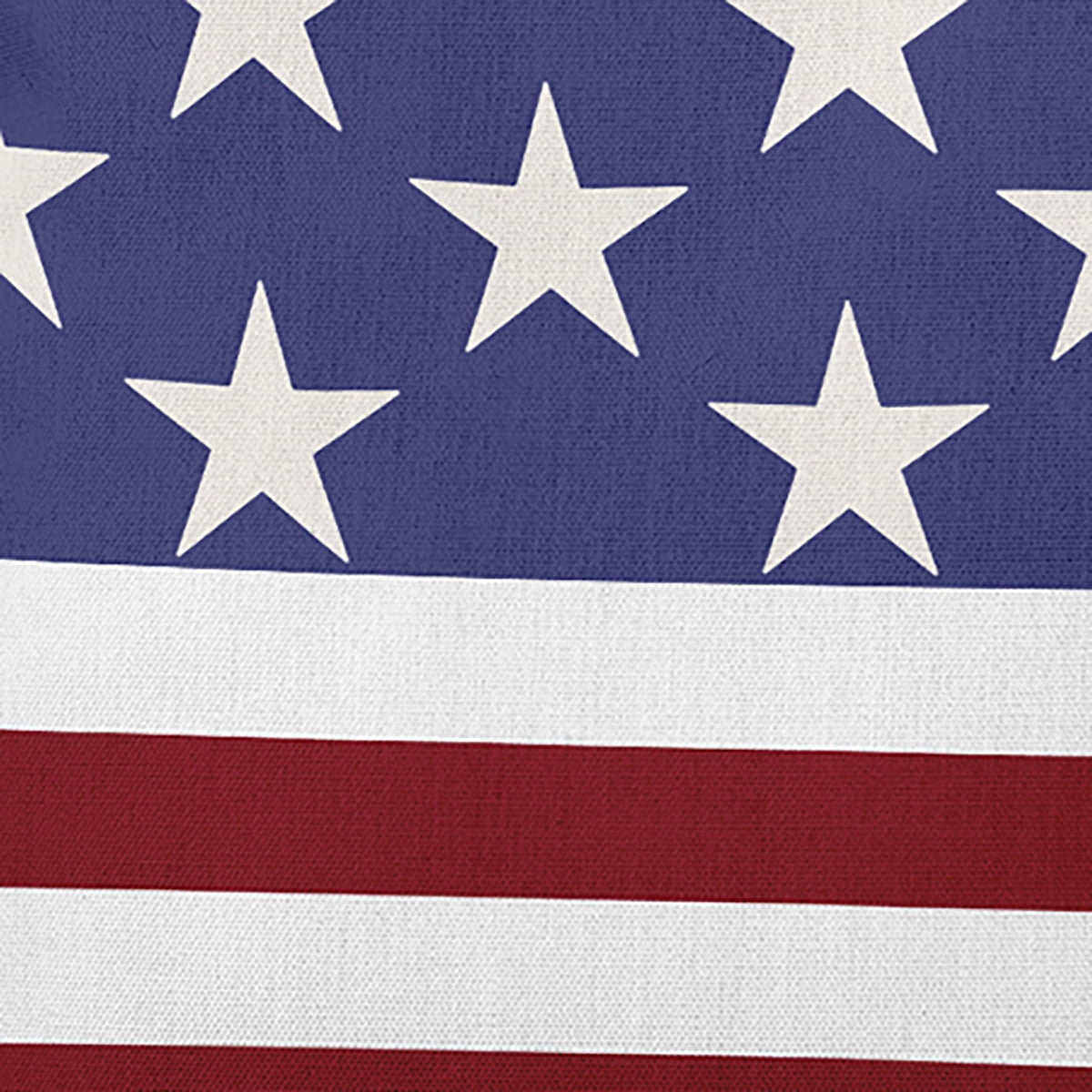 Simply Daisy 14" x 20" USA Flag Indoor/Outdoor Throw Pillow, Purplish Blue (1 count)