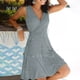 thumbnail image 1 of WILLBEST Vestidos Largos Casuales para Mujer Vestido Midi Cruzado con Cuello En V y Flores para Mujer Vestido Midi de Corte A con Mangas Cortas y Cuello Multicolor Mini Vestidos Chica, 1 of 3