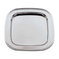 thumbnail image 2 of Creative Gifts International 22109 9.5 in. Nickel Plated Square Tray - Silver, 2 of 2