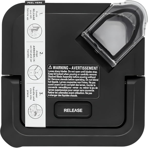 ACDANC Locking Lid Replacement Compatible with 72oz XL Blenders New Model,Replacement Square Top Cover for 72 OZ Pitcher