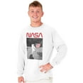 thumbnail image 5 of Vintage NASA Astronaut Space Landing Long Sleeve TShirt Men Women Brisco Brands S, 5 of 6