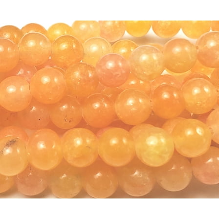 6mm Fire Jade Smooth Round Beads Genuine Gemstone Natural Jewelry Making