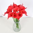 thumbnail image 4 of Kearding 24 piezas de flores falsas, simulación de Color sólido bonito, fiesta en casa, Club, flores artificiales, adorno de planta, accesorio Flores artificiales Naranja, 4 of 6