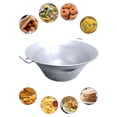 thumbnail image 1 of Cazo de Acero Galvanizado 65 cm, ideal para carnitas, plátanos fritos, papas a la francesa, buñuelos, donas, churros, elotes, botanas y más., 1 of 6