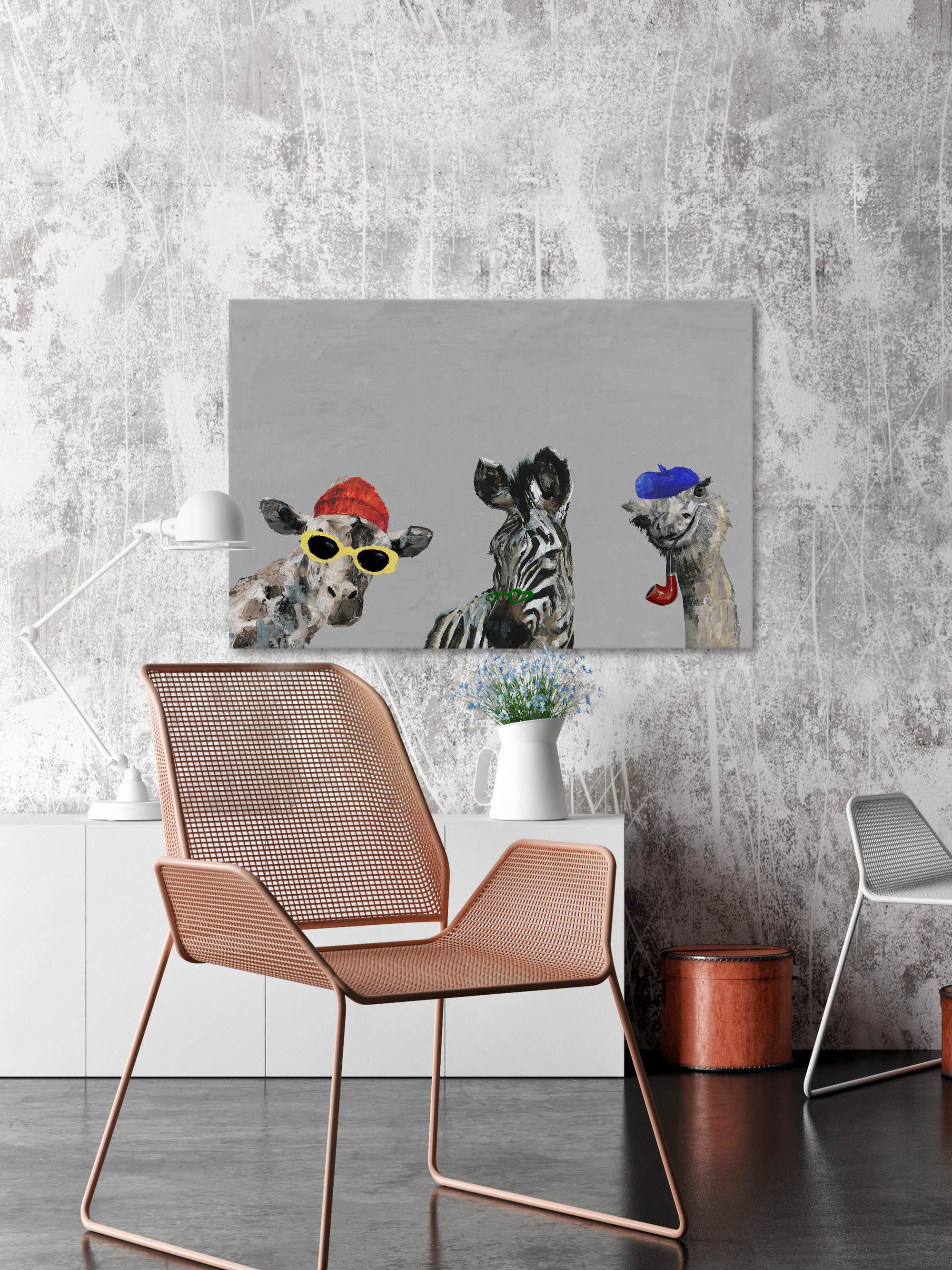 Happening Bunch IV Painting Print on Wrapped Canvas