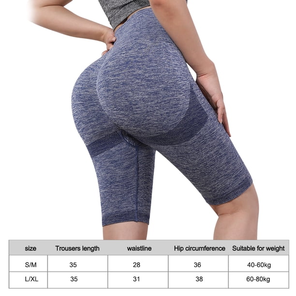 Pantalones cortos elásticos de cintura alta para Yoga pantalones cortos para mujer ropa suave para el Control de la barriga Sywqhk Para Estrenar