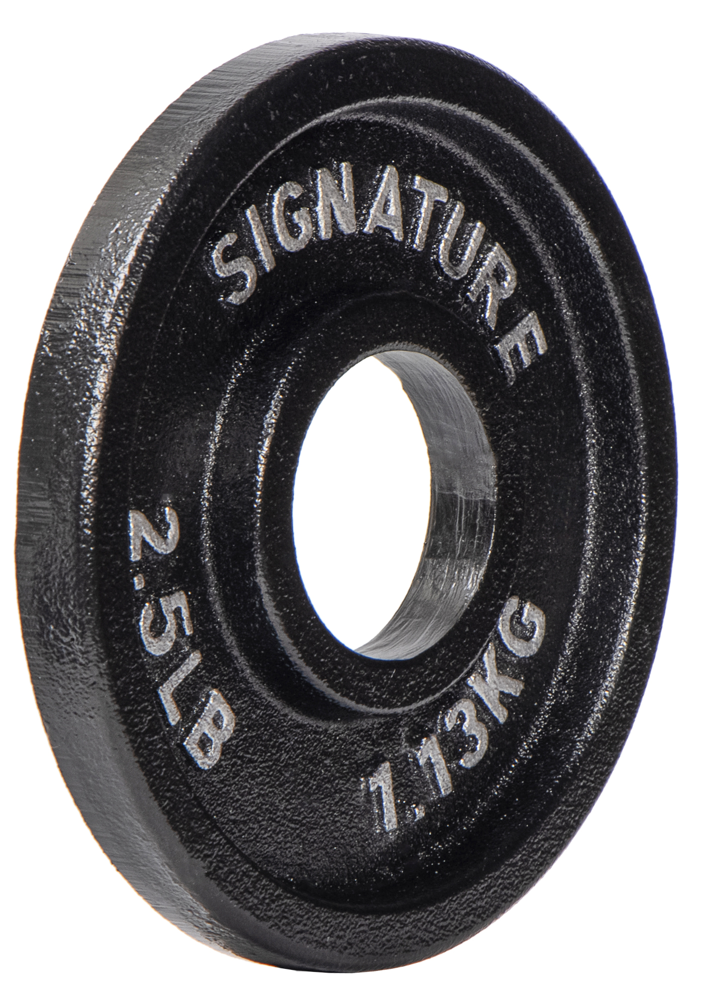 Signature Fitness Deep Dish 2 In. Olympic Cast Iron Weight Plates with E-Coating