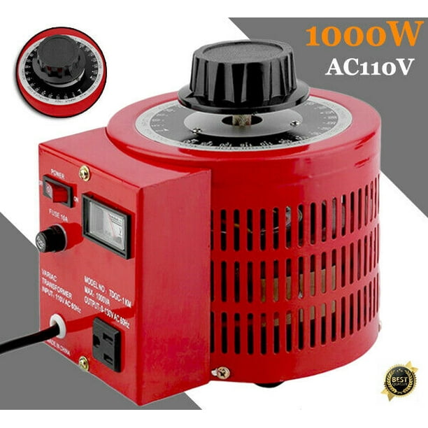 NEW Transformer Variable AC Voltage Regulator Metered 10A 1000W 0130V