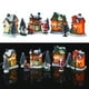 thumbnail image 1 of Conjunto de pueblo navideño, escena navideña de resina, pueblo, casas en miniatura iluminadas con LED, pueblo, casas de pueblo navideño, regalo, 1 of 5