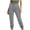 Gray A1, variant on Edvintorg Cargo Pants Womens Fashion Streetwear Women Plus Size Pants with Drawstring Casual Solid Elastic Waist Pocket Loose Pants Trousers Women Khaki S