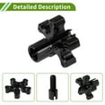thumbnail image 3 of Unique Bargains 2 Pcs M8 Motorcycle Clutch Brake Cable Adjuster Screw Aluminum Alloy Brake Clutch Line Adjusting Bolt for Motorbike Scooter Dirt Bike Black, 3 of 7