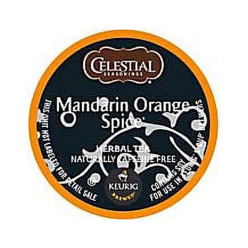 Celestial Seasonings Mandarin Orange Tea Single-Serve K-Cups, Box of 24