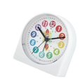 thumbnail image 2 of Analog Alarm Clock for Kids Table Alarm Night Light Teaching Silent Mute Clock School Home Child Rocket, 2 of 7