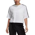 thumbnail image 1 of Adidas Womens Logo Embellished T-Shirt, white, S, 1 of 1