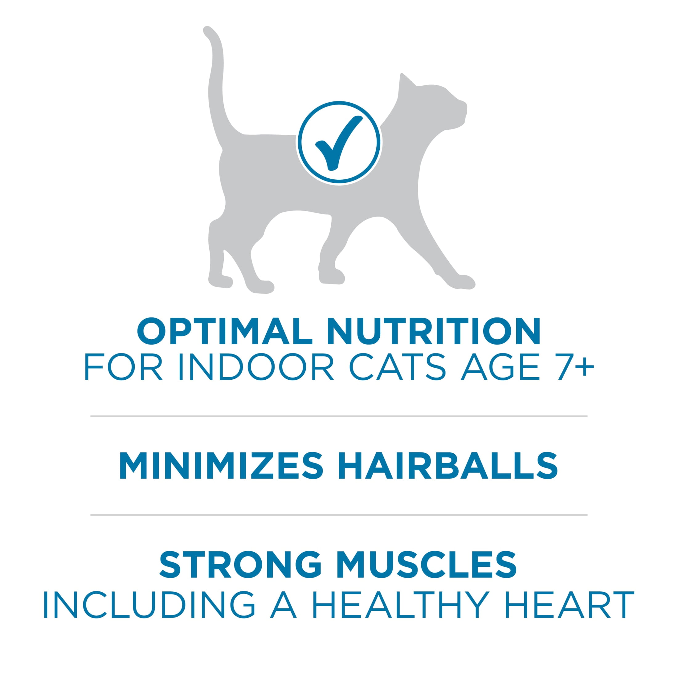 Purina ONE Plus, Indoor Advantage, Senior Dry Cat Food, Chicken, 7 lb Bag