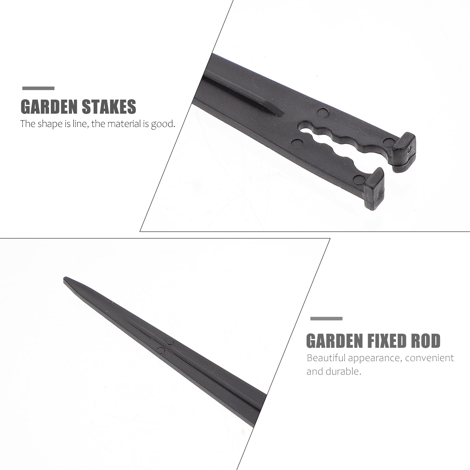 LOLIPPYY Gardening Drip Irrigation Supplies, Easy to Install, Black, 200Pcs