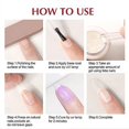 thumbnail image 4 of 240 Pieces Fake Nails, 12 Sizes Coffin Cover Caps, Nail Art False Nails for Nail Extensions Nail Salons, Beginner, Doing Your Nails At Home, Coffin Medium, 4 of 5