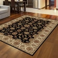 thumbnail image 2 of Radici Usa Como Area Rug 1592 Black Italian Bordered 7' 9" x 11' Rectangle, 2 of 2