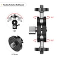 thumbnail image 4 of Mistaha MA-75 Magic Arm Extension Bracket Monitor Mount Adapter Aluminum Alloy 1/4 Inch Screws, 4 of 8