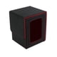 thumbnail image 4 of Caja para guardar 100 cartas, con funda de piel sintética. negro rojo, 4 of 9