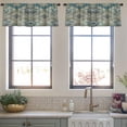 thumbnail image 3 of LALILO Kitchen Curtain Valance Ethnic Tribal Art Boho Vintage Rod Pocket Window Curtain 52"x 18" Set of 2, 3 of 5