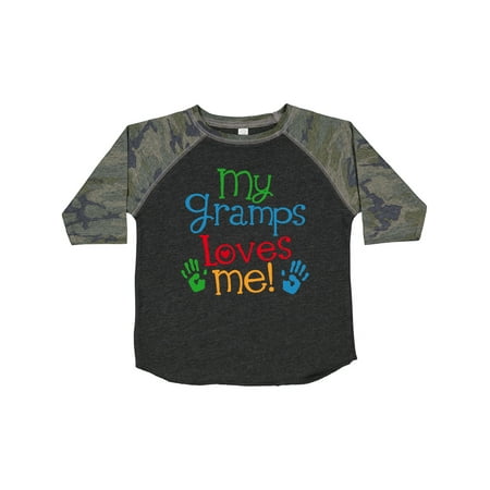 

Inktastic My Gramps Loves Me Outfit Gift Toddler Boy or Toddler Girl T-Shirt