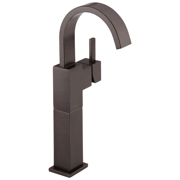 Delta Vero Single Handle Vessel Bathroom Faucet, Venetian Bronze ...