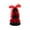 Black#174, variant on Mini Christmas Tree Decor, Green Chenille Stem Twist Tie DIY Ornament, Soft Foam Base with Red Bow, Compact Desktop Shelf Home Office Holiday Decoration Gift