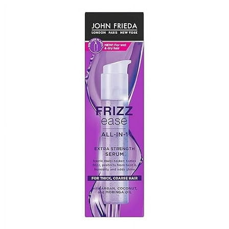 John Frieda Frizz-Ease Extra Strength 6 Effects Serum, 1.69 OZ.