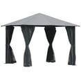 thumbnail image 2 of Outsunny 10' x 10' Screened Gazebo, Water-Resistant, 2 of 9