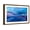 Brown Frame, variant on Art.com Blue Californian Seascape In Big Sur Art Print by Markus Bleichner, 18" x 12"