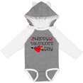 thumbnail image 3 of Inktastic Happy Valentines Day red hearts and arrow Boys or Girls Long Sleeve Baby Bodysuit, 3 of 5