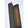 thumbnail image 2 of Living District Raine Modern Aluminum Integrated LED Wall Sconce Black, 2 of 2