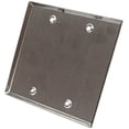 thumbnail image 2 of Seismic Audio  Blank Stainless Steel 2 Gang Wall Plate - For Cable Installation Silver - SA-PLATE15, 2 of 3