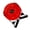 Red, variant on Waist Twisting Disc Body Shaping Waist Twisting Disc, Twist Waist Disc Board with Drawstrings, Waist Whispers Exercise