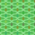 thumbnail image 1 of Ahgly Company Indoor Square Patterned Neon Green Area Rugs, 5' Square, 1 of 6