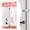 C, variant on Door Hasp Latch Lock, 3 Inch 304 Stainless Steel Safety Packlock Clasp, Brushed Steel