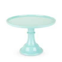 Twine Mint Melamine Plastic Cake Stand - Round Cupcake Dessert Accessory, Green