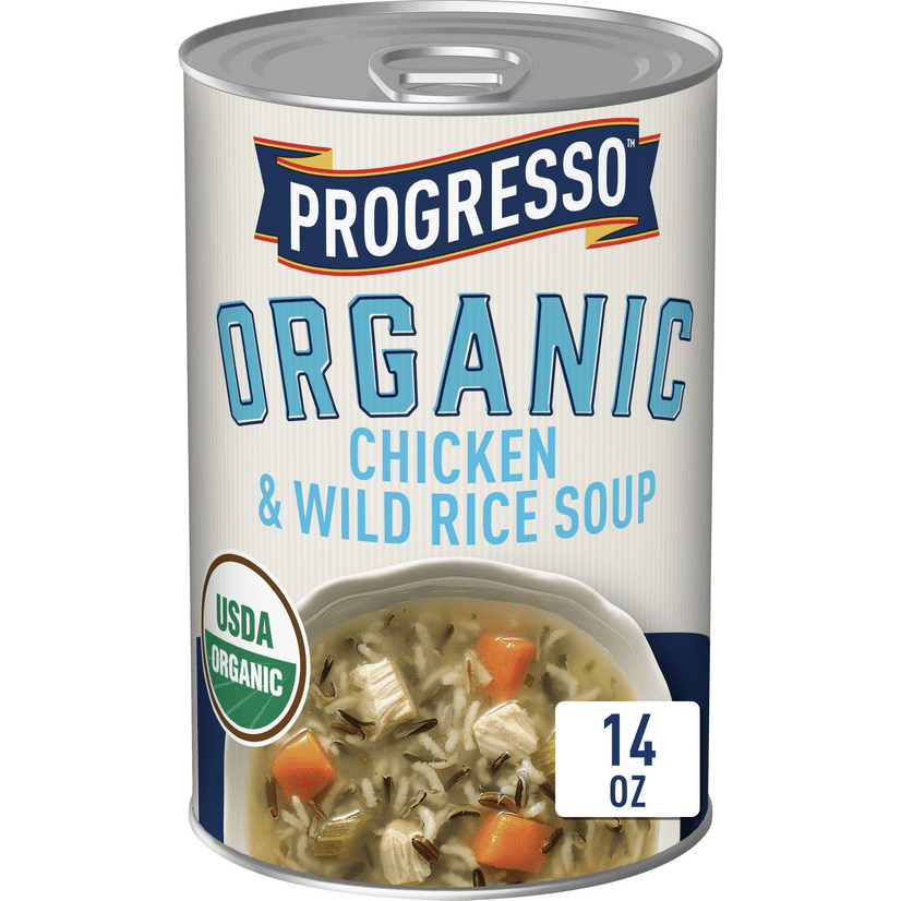 Progresso Organic, Chicken and Wild Rice Soup, 14 oz - Walmart.com ...