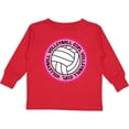 thumbnail image 3 of Inktastic Volleyball Girl Girls Long Sleeve Toddler T-Shirt, 3 of 5