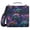Monster Trucks in Space, variant on Haosy 3 Ring Zipper Binder with Shoulder Strap Waterproof Trapper Keeper 2 Inch D-Ring 500 Sheets Capacity, Monster Trucks in Space