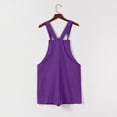 thumbnail image 4 of 50% Off Clear! asdoklhq 2026 Summer Fall Shorts for Women $5, Womens Plus size Women's Cotton and Linen Double Pocket Bib Jumpsuit Loose Suspender Solid Color Jumpsuit, 4 of 9