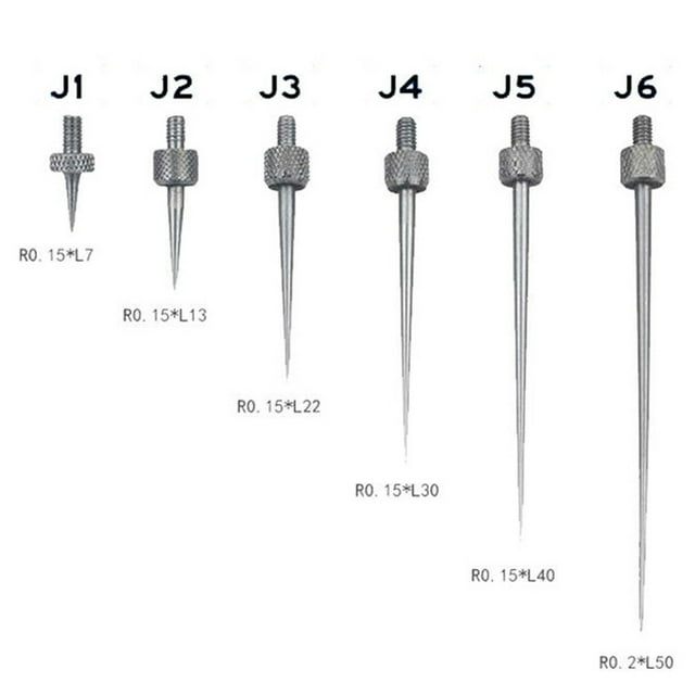 Dial Digital Test Indicator Contact Point Stem Rod Depth Gauge Measurer Tool Set