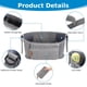 thumbnail image 3 of Organizador universal para cochecito con bolsa para teléfono desmontable, bolsa de almacenamiento para cochecito, accesorios para cochecitos Uppababy, Baby Jogger, Nuna, Doona, Britax, 3 of 5