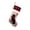 A002- B, variant on Christmas Stocking Black Cat Decor 18 Inch Burlap Plaid Cuff Christmas Decorations for Home Fireplace Mantel Decor Cat Decor for Cat Lovers 1 Pack Hanging Ornament