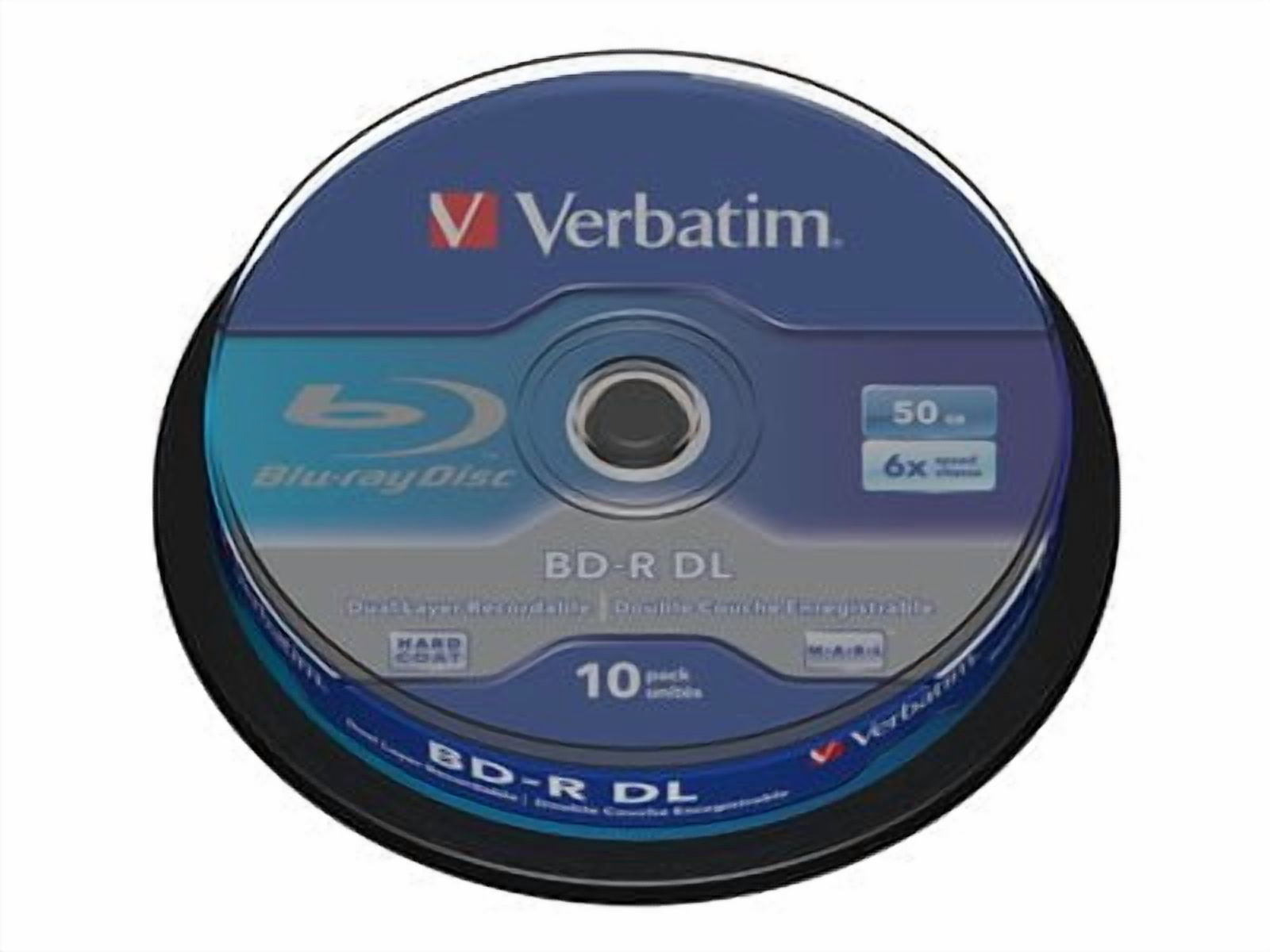 Verbatim - 10 x BD-R DL - 50 GB 6x - spindle