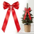 thumbnail image 2 of Clearance Under $1 Satin Bow Ornament, Pre Tied Decorative Bow for Tree and Wreath, 2 of 4